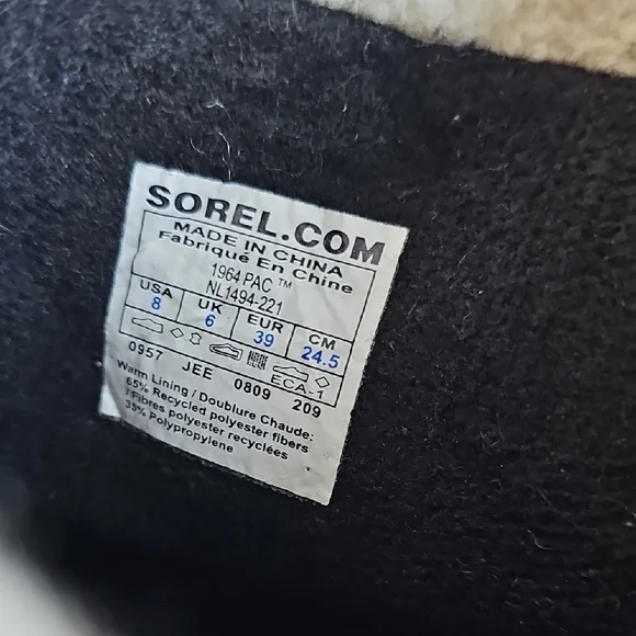 Sorel Sz 8 Joan Of Arc Tan Winter Boots - Picture 2 of 16